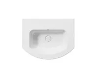 GSI PURA keramické umyvadlo Slim oblé 62x48cm, bez otvoru, bílá ExtraGlaze (1)