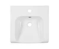 KERASAN INKA keramické umyvadlo polozápustné, 40x40cm, bílá (1)