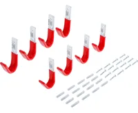 BGS Sada nástěnných háčků , 8dílná BGS Sada nástěnných háčků , 8dílná