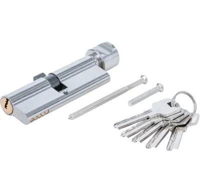 BGS Bezpečnostní cylindrický zámek s otočným knoflíkem, 90 mm, 45/45 mm - BGS 85290