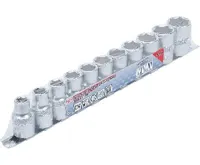 BGS Hlavice nástrčné 1/2", 6ti hranné 10-21 mm, 11 dílů (3)