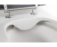 SAPHO MEDIC WC kombi, zvýšený sedák, Rimless, 37x80 cm, spodní/zadní odpad, bílá (2)