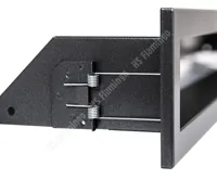 HS Flamingo Krbová mřížka OTEVŘENÁ rohová pravá 80x40x6 cm, nerez (1)