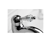 SAPHO KIRKÉ CRYSTAL stojánková umyvadlová baterie s výpustí, páčka krystal, chrom (1)