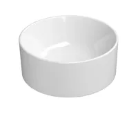 GSI KUBE X keramické umývátko na desku, průměr 32cm, bílá ExtraGlaze
