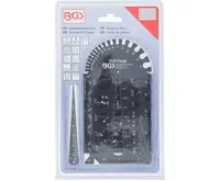 BGS Měrka šroubů a závitové měrky ,  palcové velikosti,  1/4" - 2" - BGS 74248 (7)