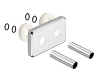 SAPHO Krycí rozeta obdélníková k připojovací sadě TWIN, chrom SAPHO Krycí rozeta obdélníková k připojovací sadě TWIN, chrom