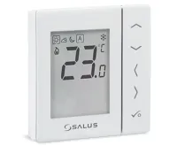SALUS Digitální manuální termostat 230V - bílý VS35W, Drátové (1)