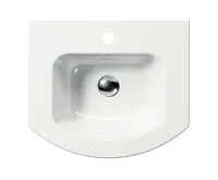 GSI PURA keramické umyvadlo Slim oblé 52x44cm, bílá ExtraGlaze (4)