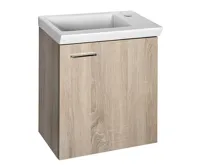 AQUALINE ZOJA/KERAMIA FRESH umyvadlová skříňka 44x50x25,3cm, dub platin AQUALINE ZOJA/KERAMIA FRESH umyvadlová skříňka 44x50x25,3cm, dub platin