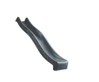 Zahradní skluzavka Skluzo 3m antracit s přípojkou na vodu (1)