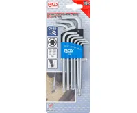 BGS Sada zahnutých klíčů, T-profil (pro Torx) s kulovou hlavou T10–T50 mm, 9dílná (4)