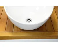 SAPHO Umyvadlová výpust 5/4“, neuzavíratelná, design zátka, 25-50mm, chrom (3)