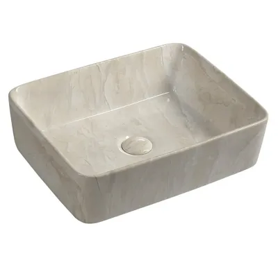 SAPHO DALMA keramické umyvadlo na desku, 48x38cm, marfil