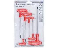 BGS Klíče T-profil T10 - T40, s vrtáním, sada 6 dílů, T-rukojeť (2)