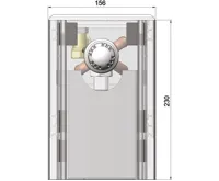 MINIB Samostatně stojící konvektor COIL-SK-1 2000mm (1)