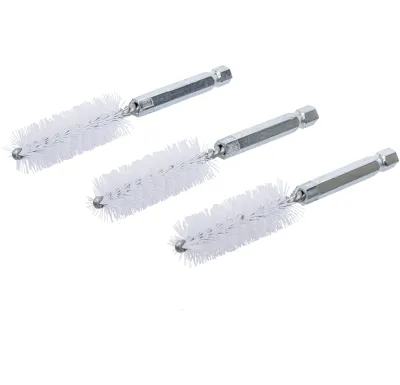 BGS Kartáče nylonové, sada 3 ks , 16 mm, 6.3 mm (1/4") Drive, 3 pcs.