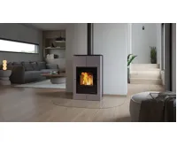 HS Flamingo Krbová kamna AQUAFLAM VARIO ® SAPORO 11/5kW šedá, elektronická regulace (22)