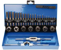 BGS Závitníky a očka sada M3 - M12, sada 32 dílů, HSS