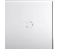 POLYSAN MIRAI sprchová vanička z litého mramoru, čtverec 100x100x1,8cm, bílá