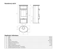 ABX Island 5 Krbová kamna - šedý plech | AKCE Zdravá láhev 0,7l (1)