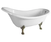 POLYSAN BRIXTON volně stojící vana 174x83x81cm, nohy bronz, bílá POLYSAN BRIXTON volně stojící vana 174x83x81cm, nohy bronz, bílá