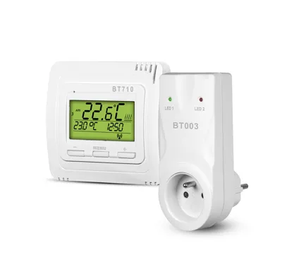 ELEKTROBOCK Bezdrátový termostat digitální  BT713 s přijímačem do zásuvky