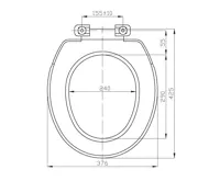 AQUALINE REGINA WC sedátko, bílá (5)