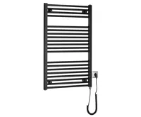 AQUALINE DIRECT-E elektrické otopné těleso rovné 600x960 mm, 400 W, černá AQUALINE DIRECT-E elektrické otopné těleso rovné 600x960 mm, 400 W, černá