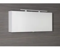 SAPHO CLOE galerka s LED osvětlením 120x50x18cm, bílá (4)