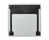 Digitální osobní váha s max. nosností 150kg, tvrzené sklo, bílá (3)