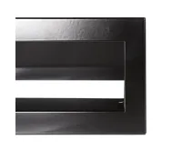 HS Flamingo Krbová mřížka OTEVŘENÁ rohová levá 60x40x6 cm, grafit (6)