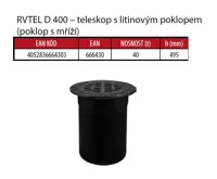 OSMA kanalizační šachta 315x1000 mm průchozí KG 200 poklop teleskopický mříž - 40t (4)
