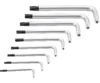 BGS Klíče T-profil T10 - T50, krátké, sada 9 dílů v poř. (3)