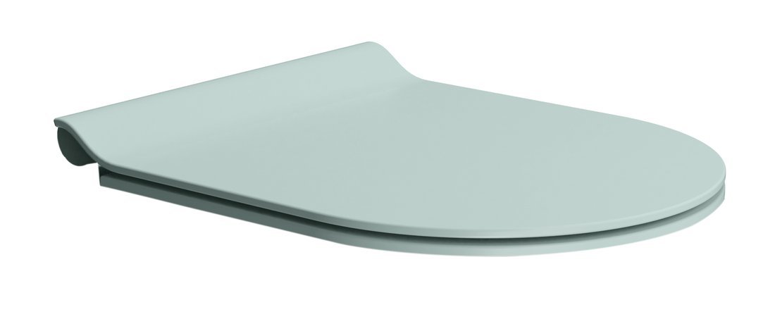 Gsi pura wc sedátko, slim, soft close, quick release, ghiaccio mat/chrom