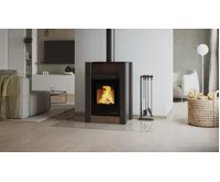 HS Flamingo Krbová kamna AQUAFLAM VARIO ® LEND 11kW hnědá - sametová (teplovzdušná verze) (10)