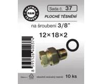 Hartman Sada č.  37: sada - pryž.těs.přip.h. 3/8"- 12x18x2 - 10x6021pvč Hartman Sada č.  37: sada - pryž.těs.přip.h. 3/8"- 12x18x2 - 10x6021pvč