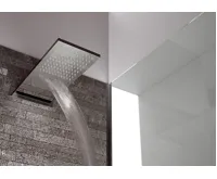 SAPHO Nástěnná hlavová sprcha s kaskádou, 500x200mm, nerez lesk (4)