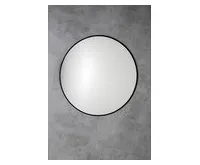 SAPHO AROWANA kulaté zrcadlo v rámu ø 70cm, černá mat (1)