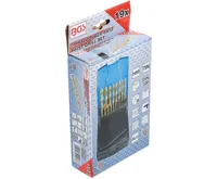 BGS Vrtáky HSS 1.0 - 10.0 mm, 19 dílů, s titan. povrchem (2)