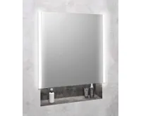 SAPHO INTEGRA zápustná galerka s LED osvětlením, 65x70cm, levá/pravá