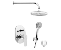 AQUALINE LOTTA podomítkový sprchový set s pákovou baterií, 2 výstupy, chrom
