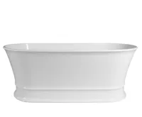 POLYSAN DELONIX volně stojící vana litý mramor 170x84x61,5cm, bílá (5)