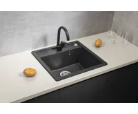 SAPHO CORNELI stojánková dřezová baterie, černá mat (4)