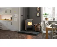 HS Flamingo Krbová kamna FLAMINGO ® VEGA dlažba Bělený dub (11)