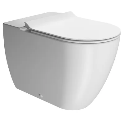 GSI PURA WC mísa kombi spodní/zadní odpad, Swirlflush, 36x63cm, bílá dual-mat