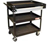 BGS Vozík montážní 3 police, 1 zásuvka, 485x815x860 mm