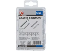 BGS Závlačky 1,6-2,4-3,2 mm, různé délky, sortiment 135 dílů (2)