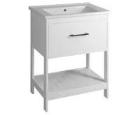 AQUALINE ZUNO 65 keramické umyvadlo nábytkové 65x45cm, bílá (3)