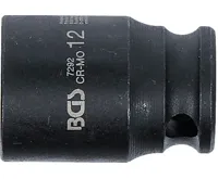 BGS Silová nástrčná hlavice, šestihranná,  6,3 mm (1/4"),  12 mm (2)